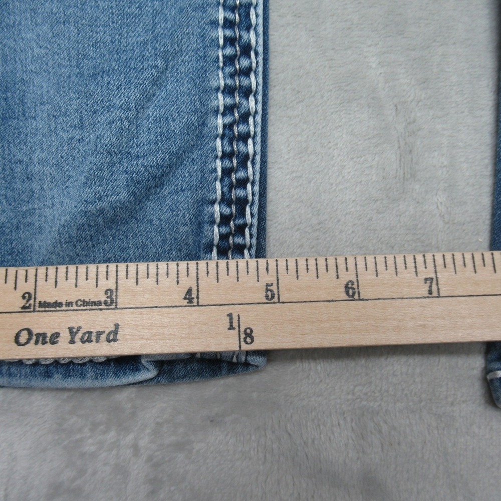 Rock Revival Jeans Womens 29x30 Blue Oliana Skinny Rhinestone Embellished Casual - Picture 5 of 15